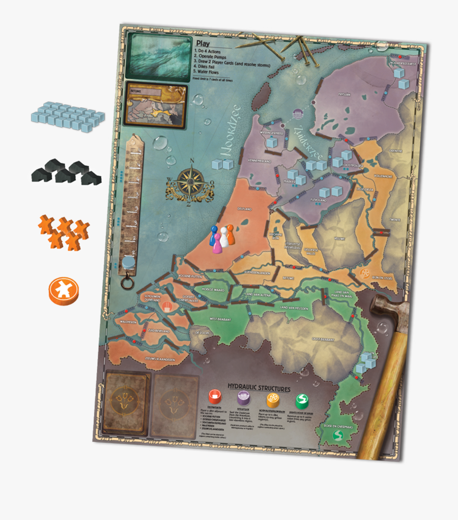 Transparent Water Spilling Png - Pandemic Rising Tide Board, Transparent Clipart