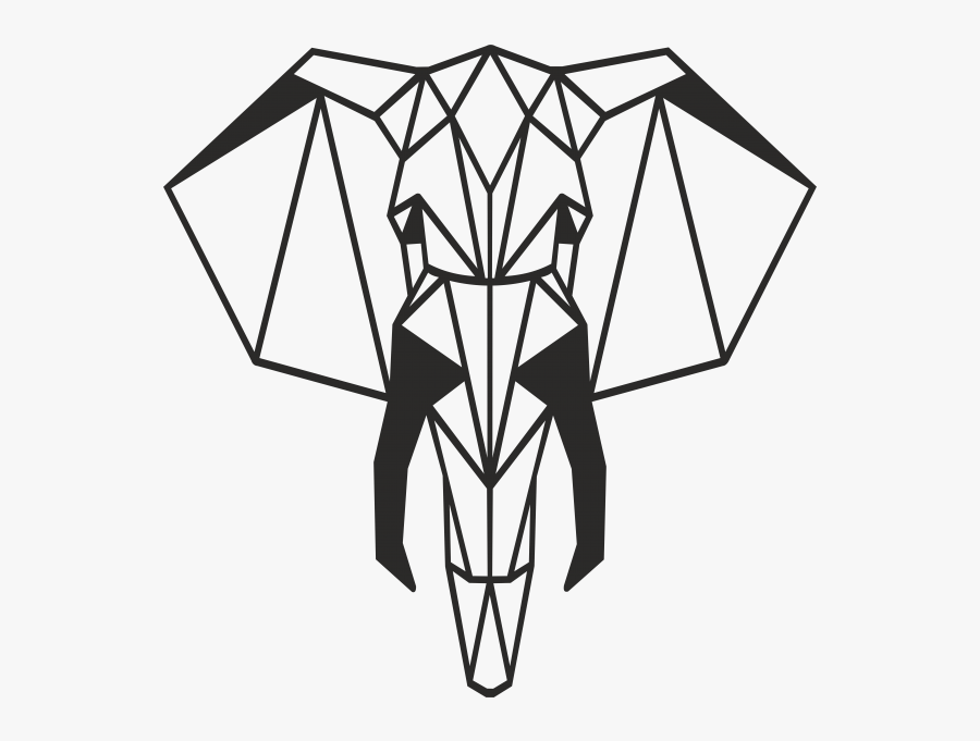 Metal Elephant Head Wall Art Decor Portrait Clipart - Art, Transparent Clipart