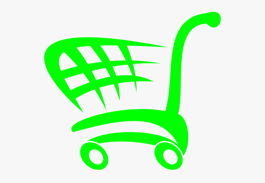 Green Basket Svg Clip Arts - Blue Shopping Cart Logo, Transparent Clipart