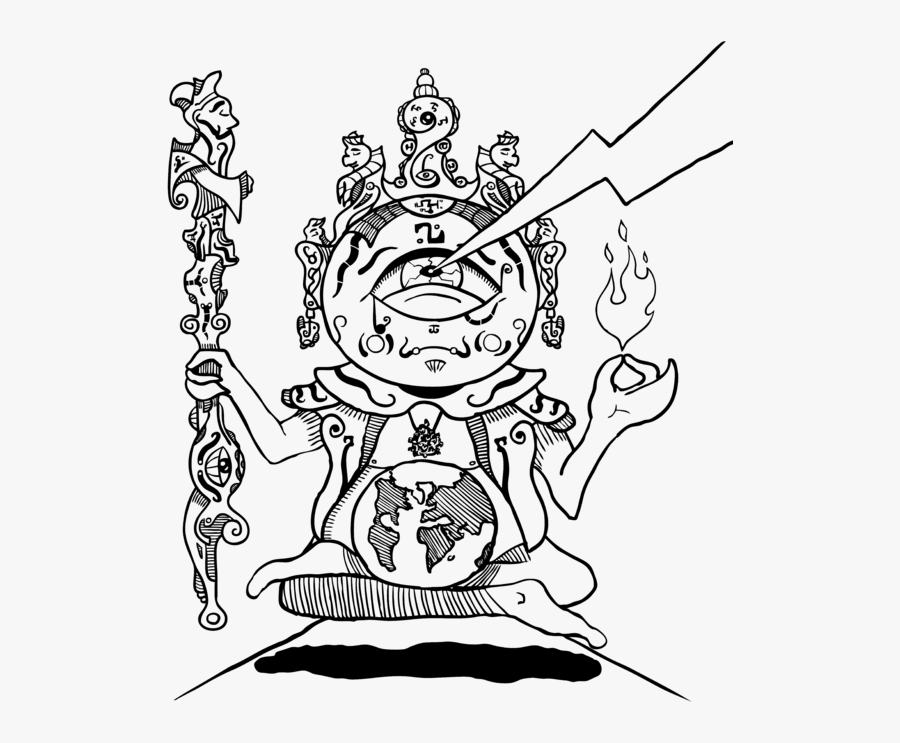 Clip Art Transparent Library Gautama Buddha Black And - Black And White Drawing Buddha, Transparent Clipart