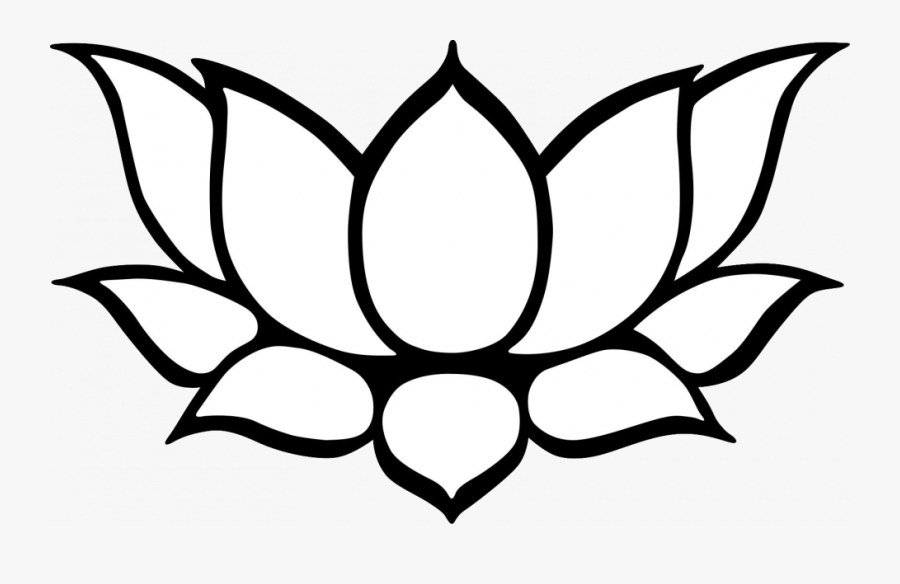 Coloring Pages Lotus Flower Clip Art Buddhist Clipart - Lotus Clipart, Transparent Clipart