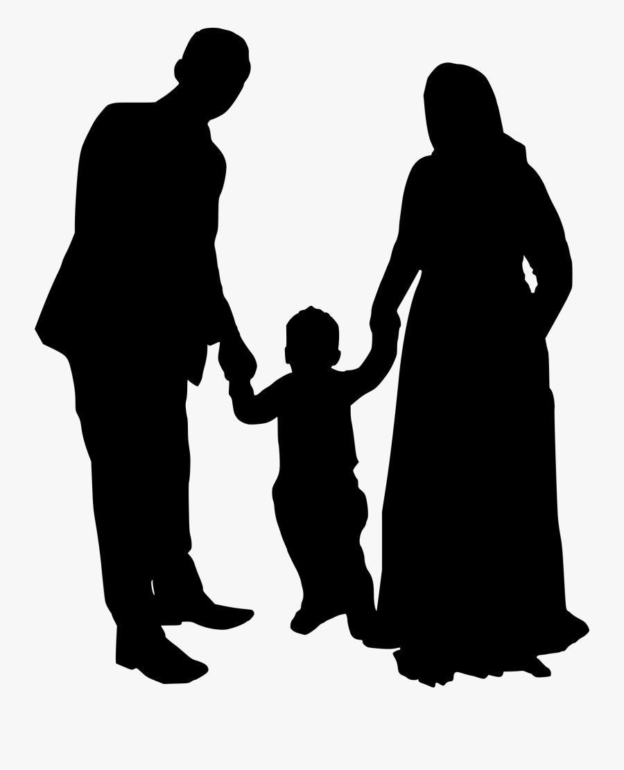Download Silhouette Transparent Family Clipart Png Pics