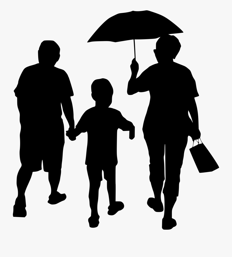 Family Silhouettes Transparent, Transparent Clipart