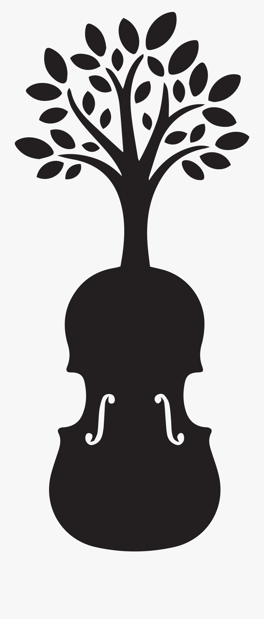 Violin Natural, Transparent Clipart