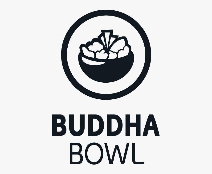 Buddha Bowl - Acai Bowl Vector Black And White, Transparent Clipart