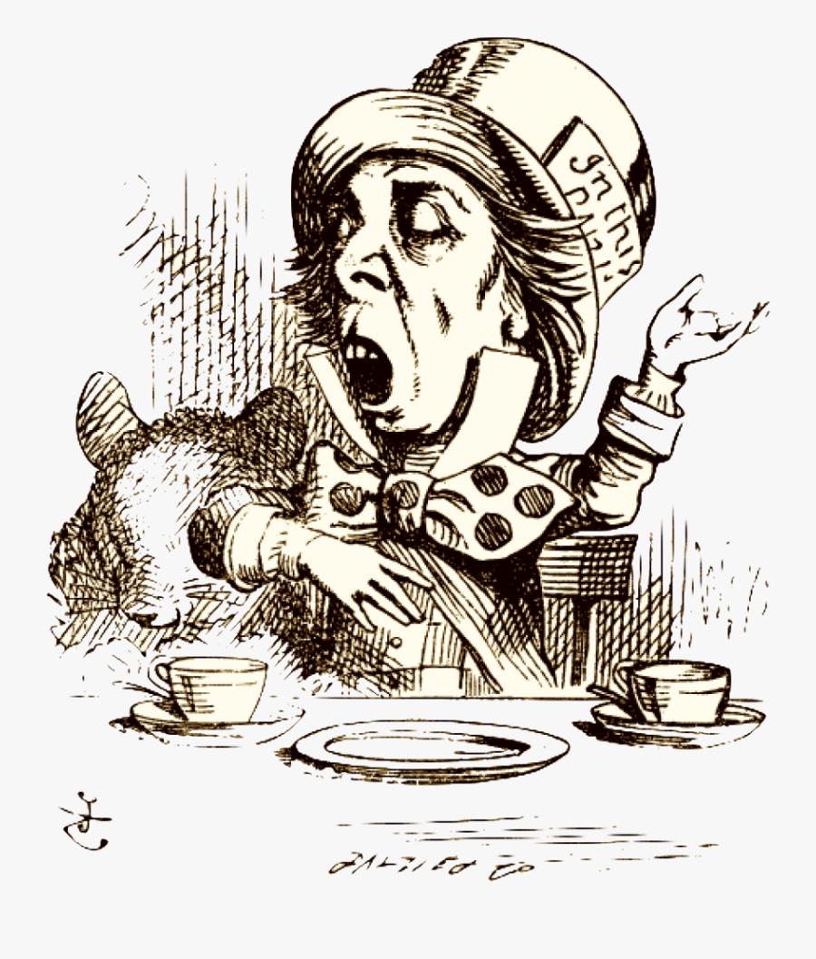 “essentially, The View Is That Next Time Around Policymakers - Alice In Wonderland Mad Hatter, Transparent Clipart