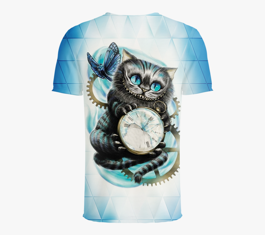 Cheshire Cat Alice In Wonderland 3d T-shirt - Alice In Wonderland Diamond Painting Kits, Transparent Clipart