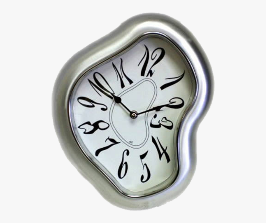 Transparent Melting Clock Clipart - Salvador Dali Clocks, Transparent Clipart