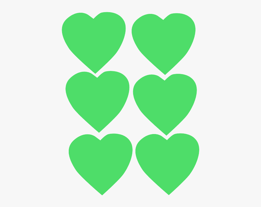 Silhueta De Corações, Transparent Clipart