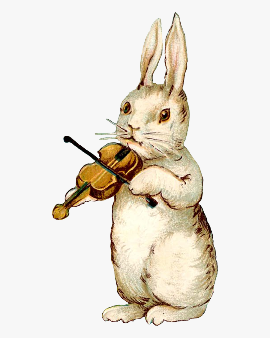 Vintage Easter Images - Vintage Easter Bunny Png, Transparent Clipart