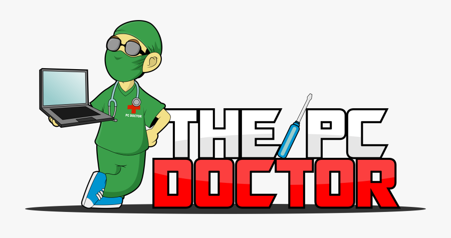 Large North West Pc Doctors Logo - Cartoon, Transparent Clipart