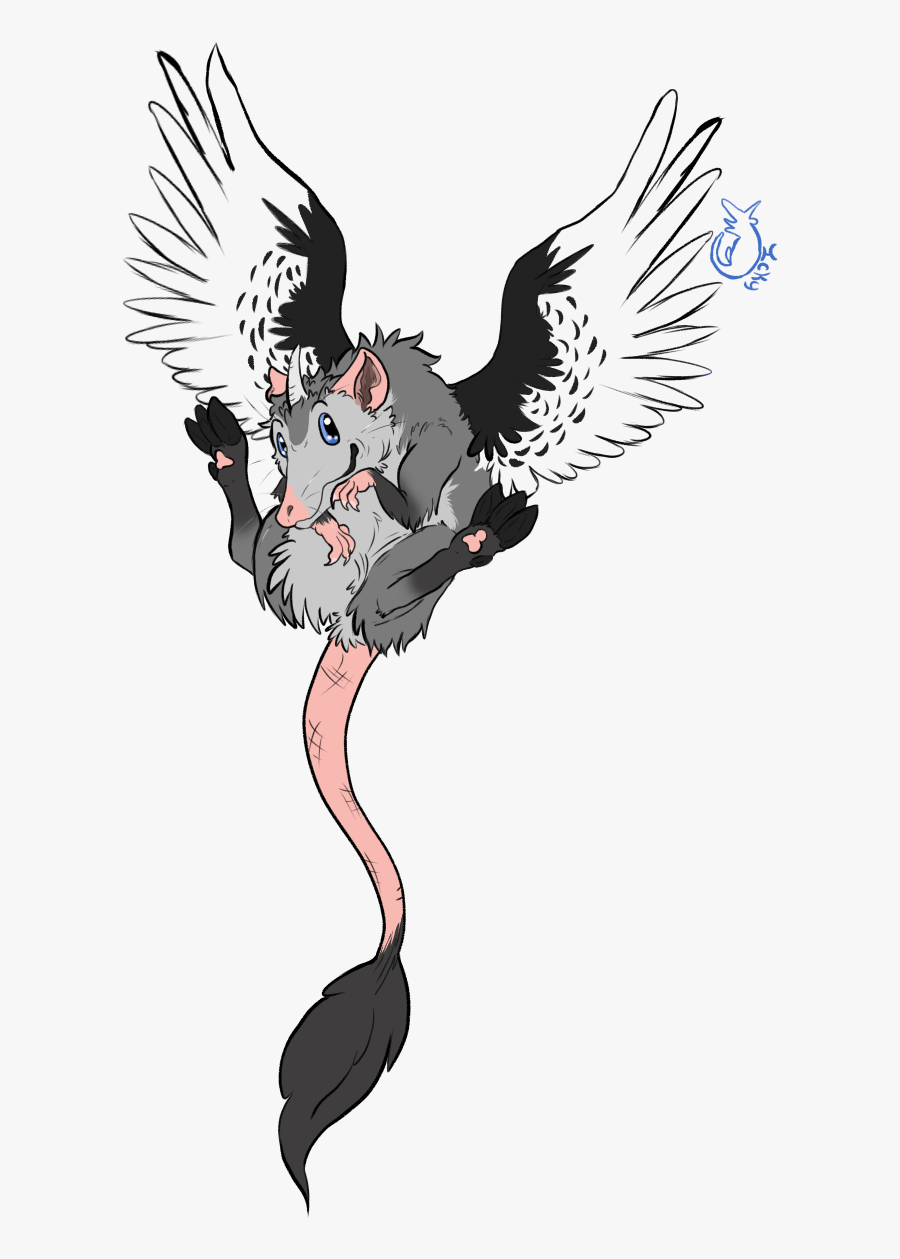 Floofy Trash Unicorn - Illustration, Transparent Clipart