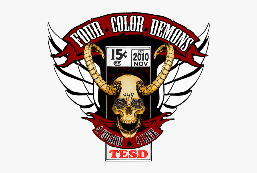 Four Color Demons - Tesd 4 Color Demons, Transparent Clipart