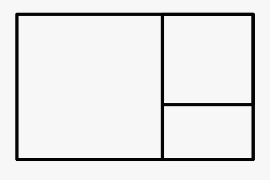 Golden Rectangle Iteration - Pixiz Double, Transparent Clipart