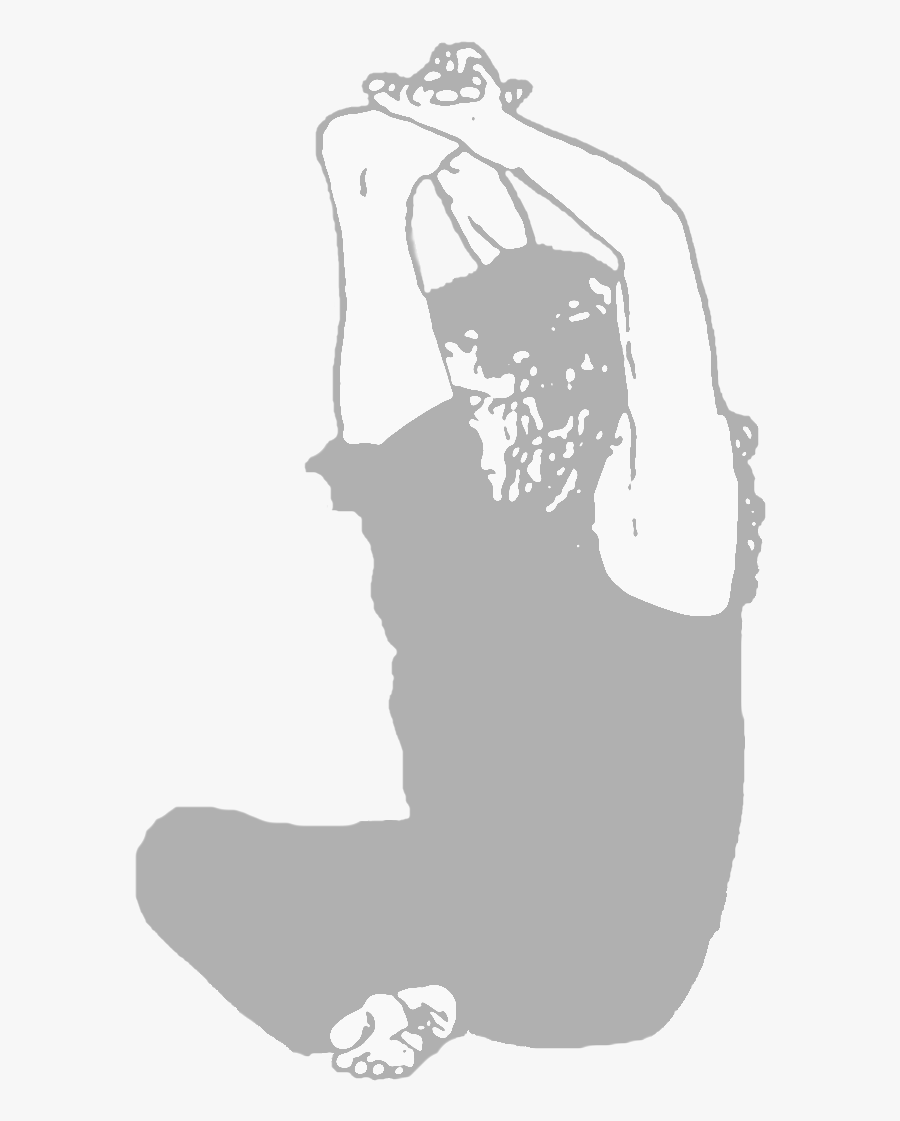 Krounchasanaoutline Stamptransp - Fw - Illustration, Transparent Clipart