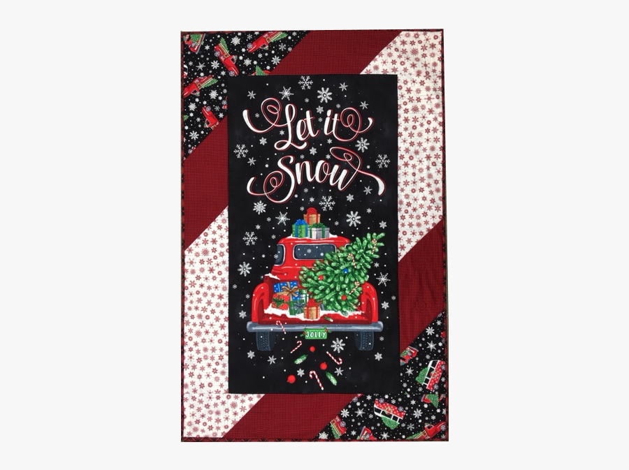 Let It Snow Panel Timeless Treasures, Transparent Clipart