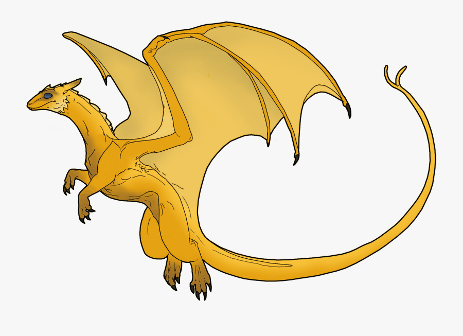 Gold Dragon - Gold Dragon Clip Art, Transparent Clipart
