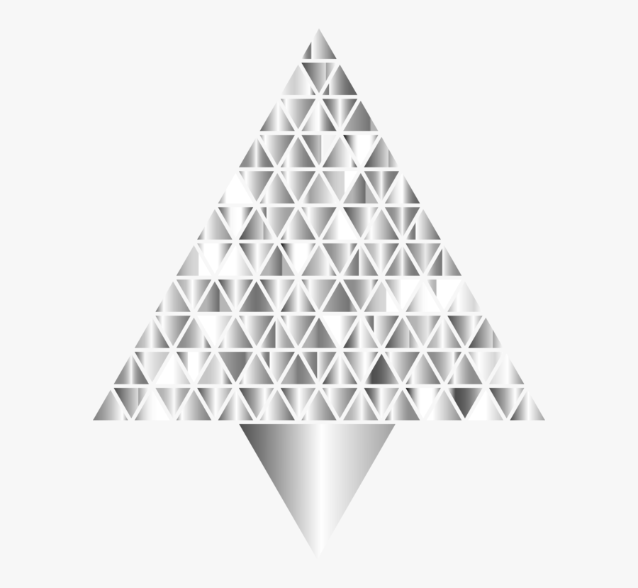Triangle,symmetry,cone - Triangle, Transparent Clipart