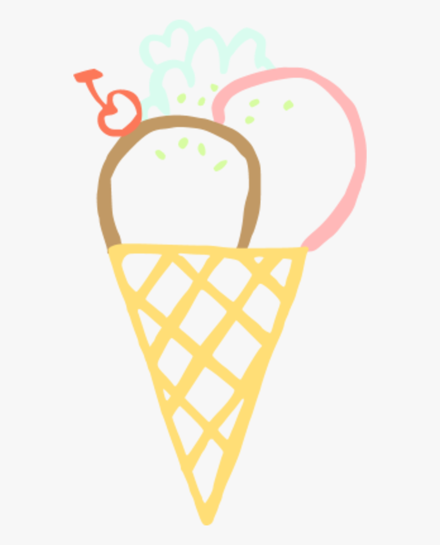 Ice Cream Cone - Ice Cream Cone Clip Art, Transparent Clipart