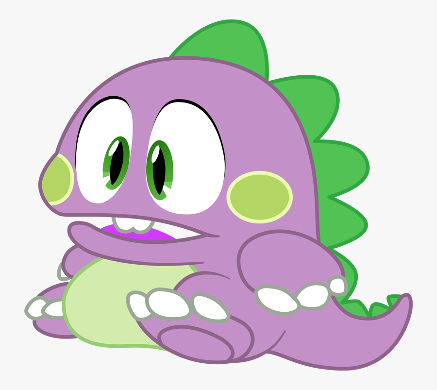 Spike The Baby Dragon - Spike The Dragon Face, Transparent Clipart