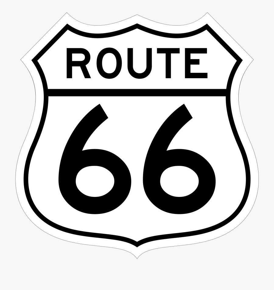 Vector Route 66 Png, Transparent Clipart