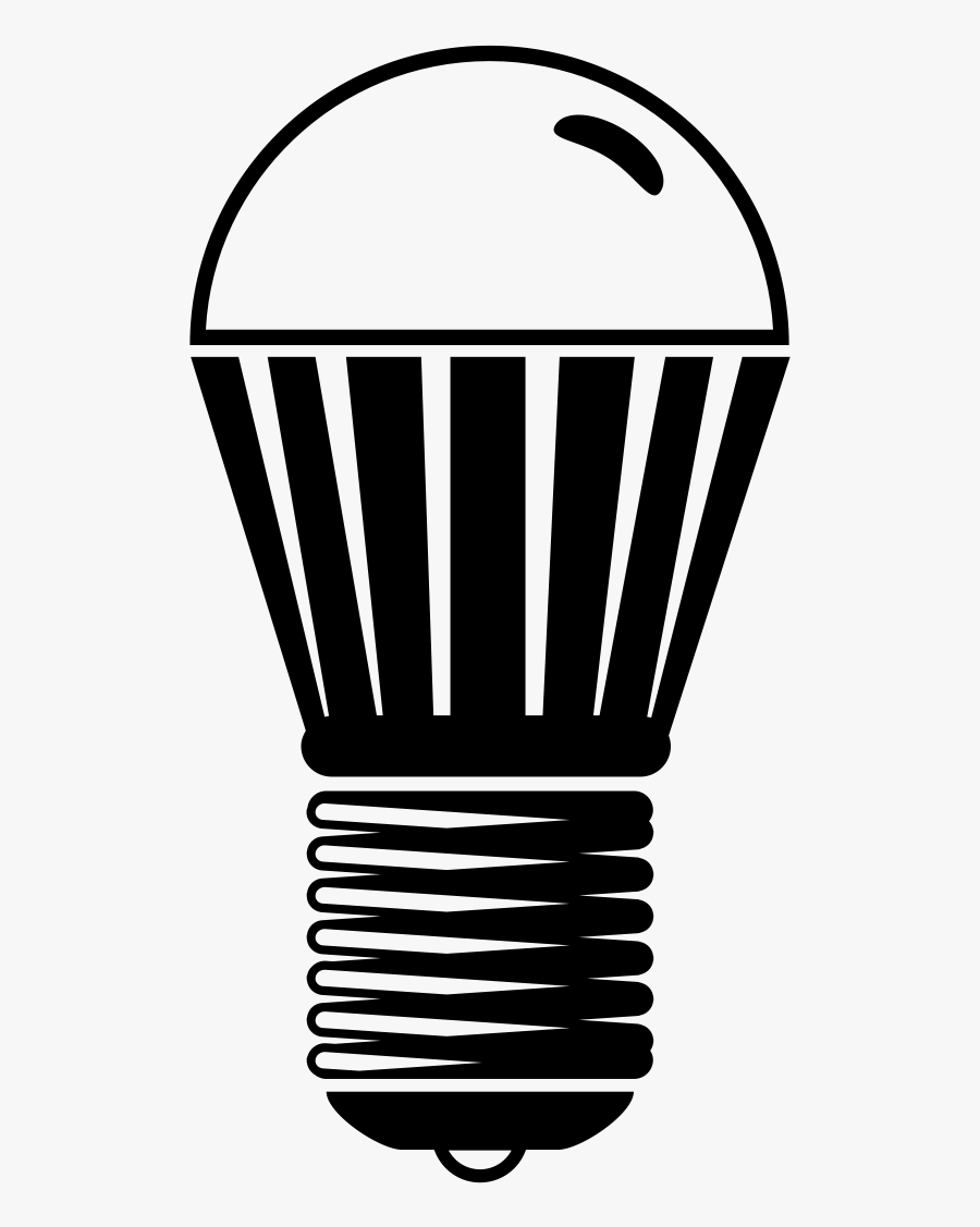 Lighting Services - Led Light Bulb Icon, Transparent Clipart
