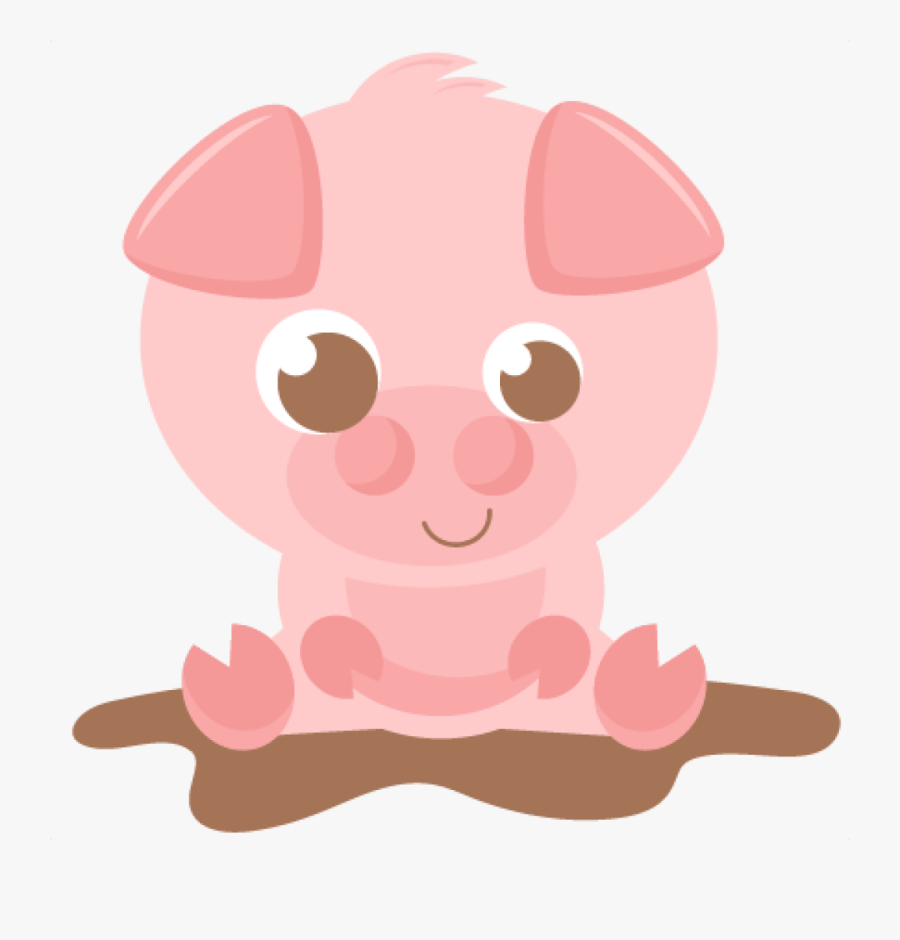 Pink Pig Clipart Pink Pig Silhouette At Getdrawings - Cute Clipart Pig, Transparent Clipart