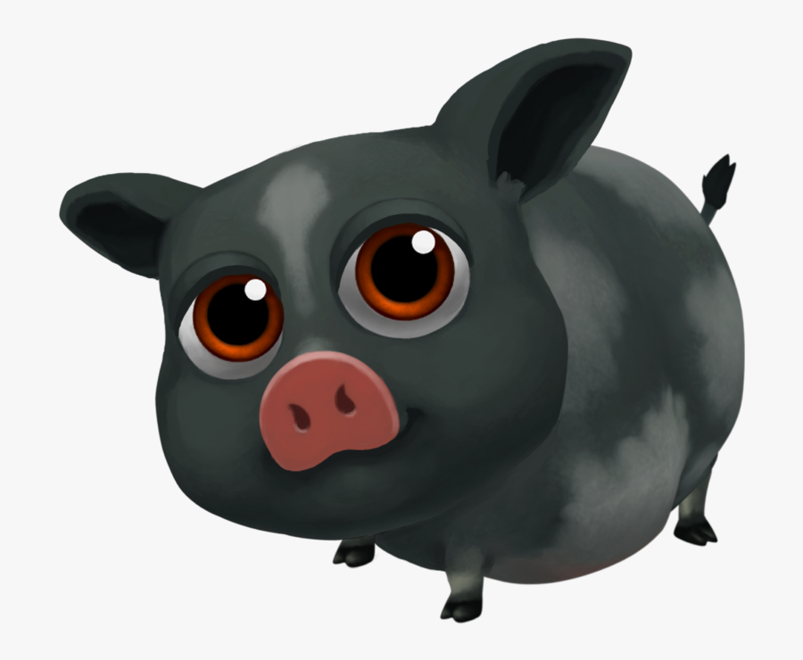 Clipart Pig Baby Pig - Domestic Pig, Transparent Clipart