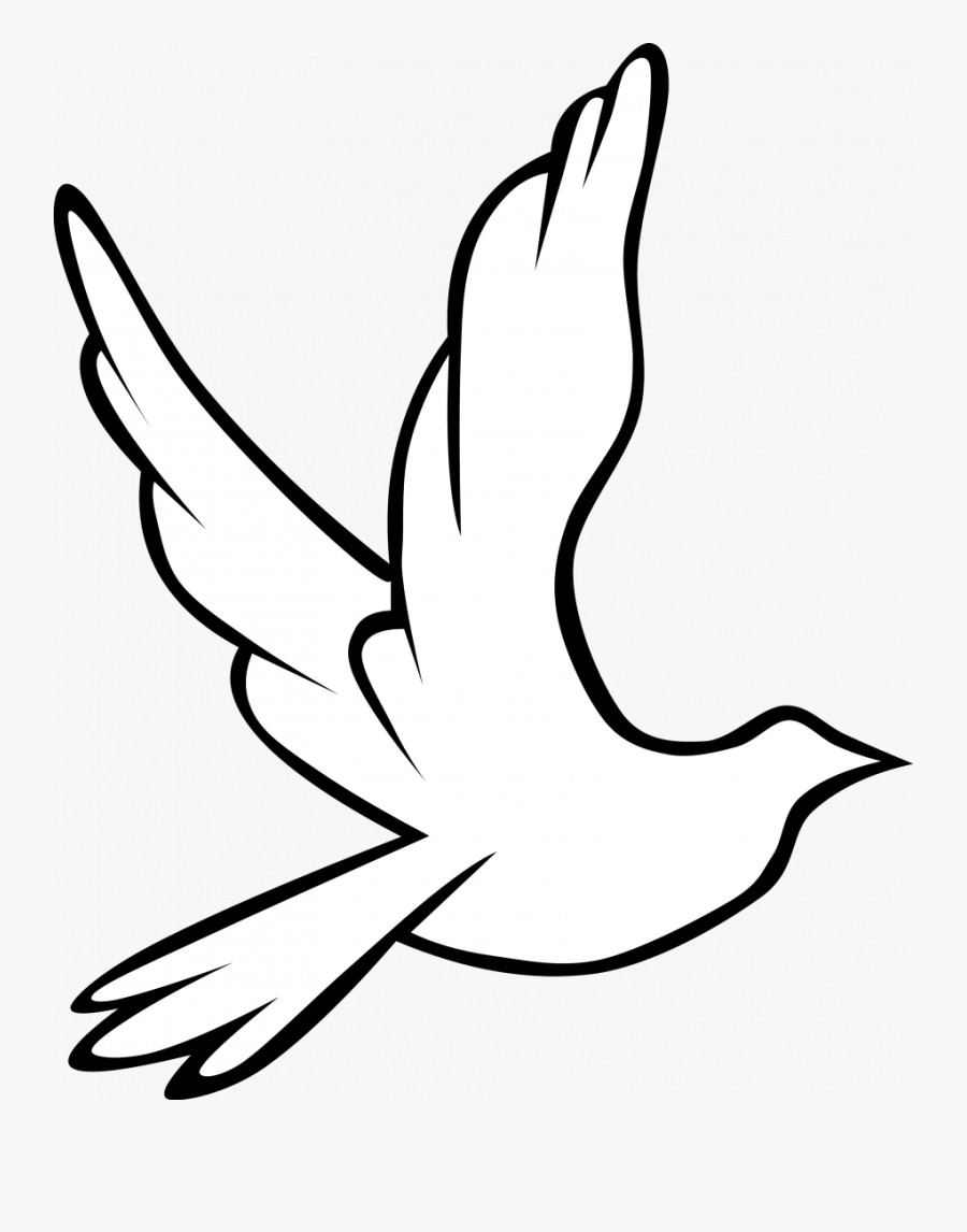 Clipart Drawing Of A Pig Baby Girl Bird Thing - Bird Flying Away Drawing, Transparent Clipart