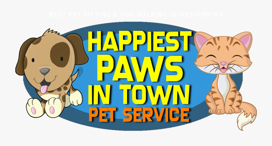 Happiest Paws In Town - Cartoon, Transparent Clipart