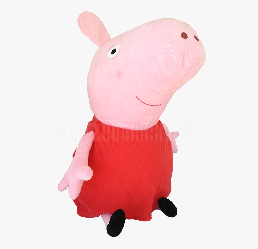 Peppa Pig Plüschtier, Peppa Pig Plüschtier, Peppa Pig - Stuffed Toy, Transparent Clipart