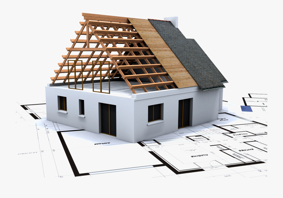 Clip Art Building Construction Clipart - Sandwich Panel Roof House, Transparent Clipart