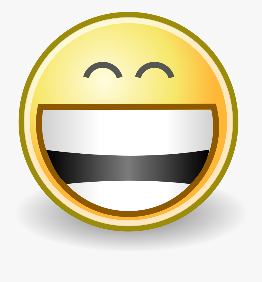 Facial Expression Clipart Smiley Emoticon Grin Face - Grin Smiley, Transparent Clipart