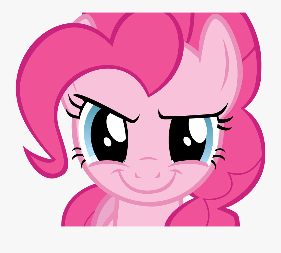 Pinkie Pie Face Hair Pink Nose Red Cartoon Facial Expression - Pinkie Pie Friendship Is Magic, Transparent Clipart
