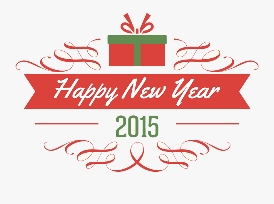 Clip Art Happy New Year Picture - Happy New Year 2015 Logo Png, Transparent Clipart