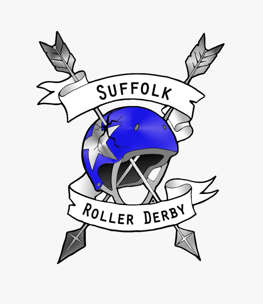Suffolk Roller Derby - Roller Derby Logos Mens, Transparent Clipart