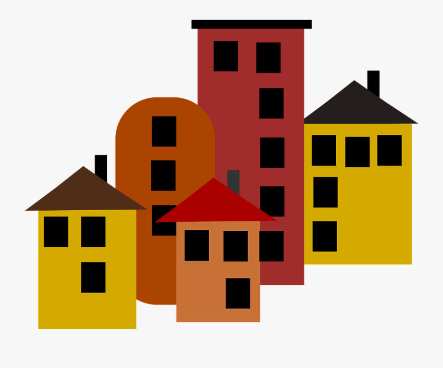 House Apartment Housing Building Clip Art - Housing Png, Transparent Clipart