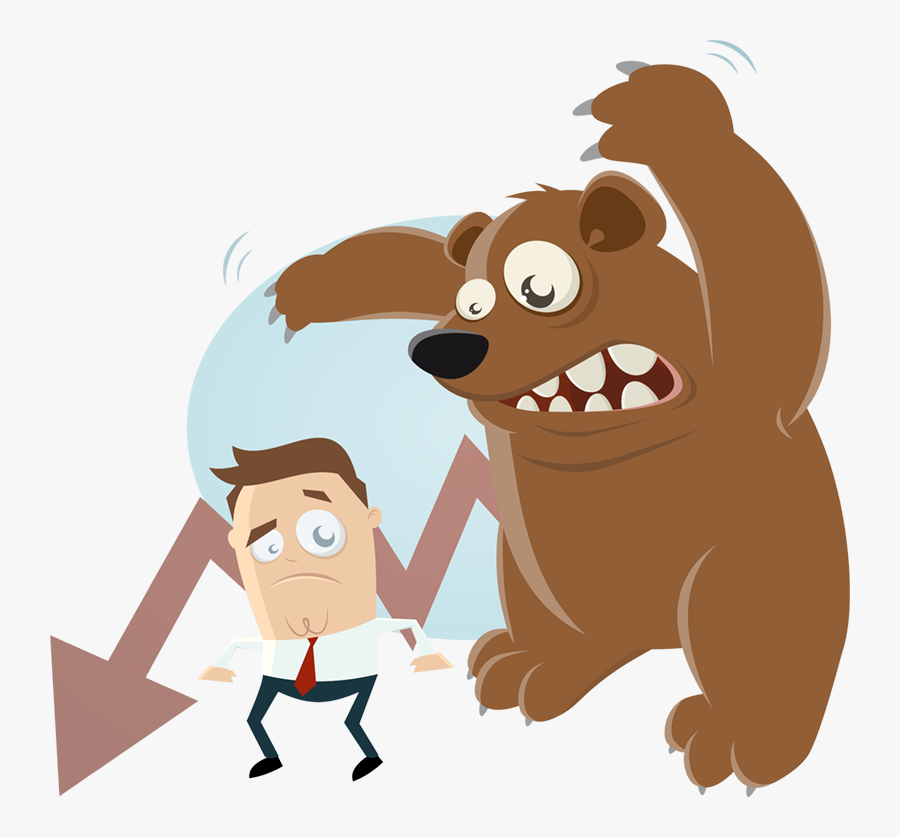 Now Let"s Explore What A Big Stock Market Bear Attack - Recession Funny, Transparent Clipart