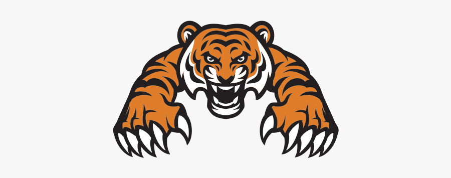 Clip Art Printed Vinyl Attack Mascot - Tiger Mascot Logo Png, Transparent Clipart