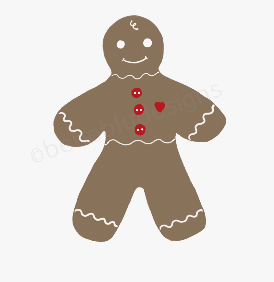 Gingerbread Girl - Cartoon, Transparent Clipart