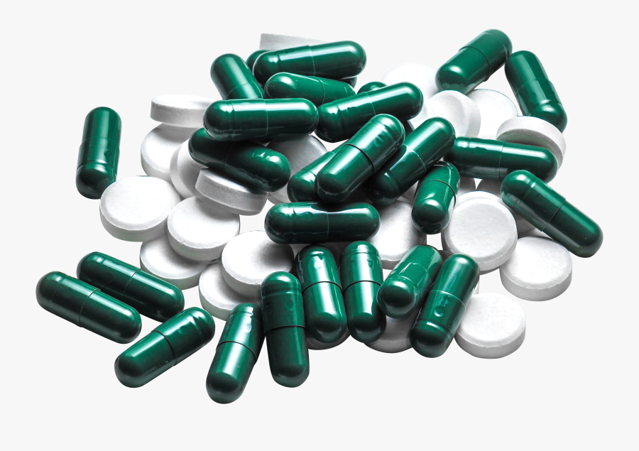 Mix Tablets Png Image - Green Pill For Heartburn, Transparent Clipart