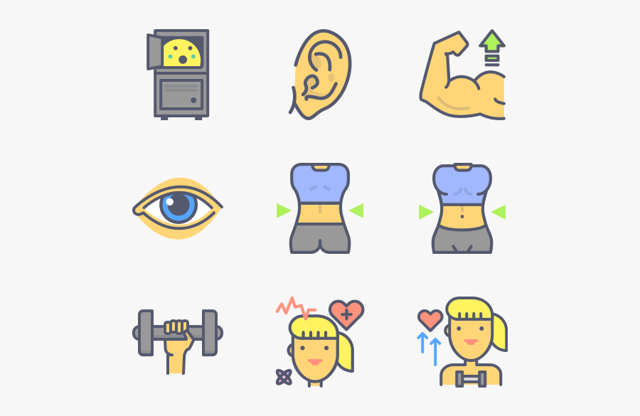 Fitness And Health, Transparent Clipart