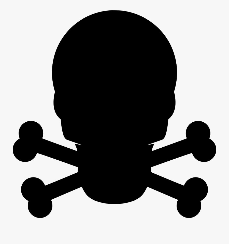 Panda Skull And Crossbones, Transparent Clipart