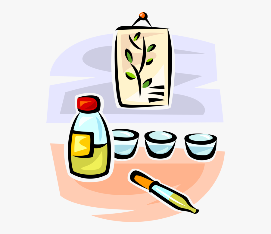 Vector Illustration Of Herbology Or Herbal Medicine, Transparent Clipart