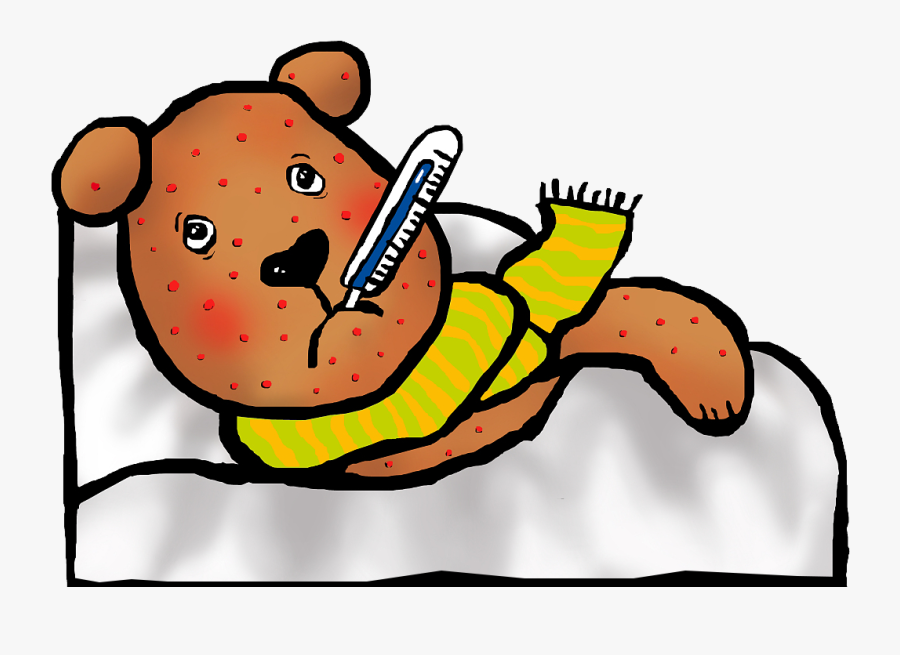 Clip Black And White Download Chickenpox Herpes Zoster - Smallpox Cartoon, Transparent Clipart