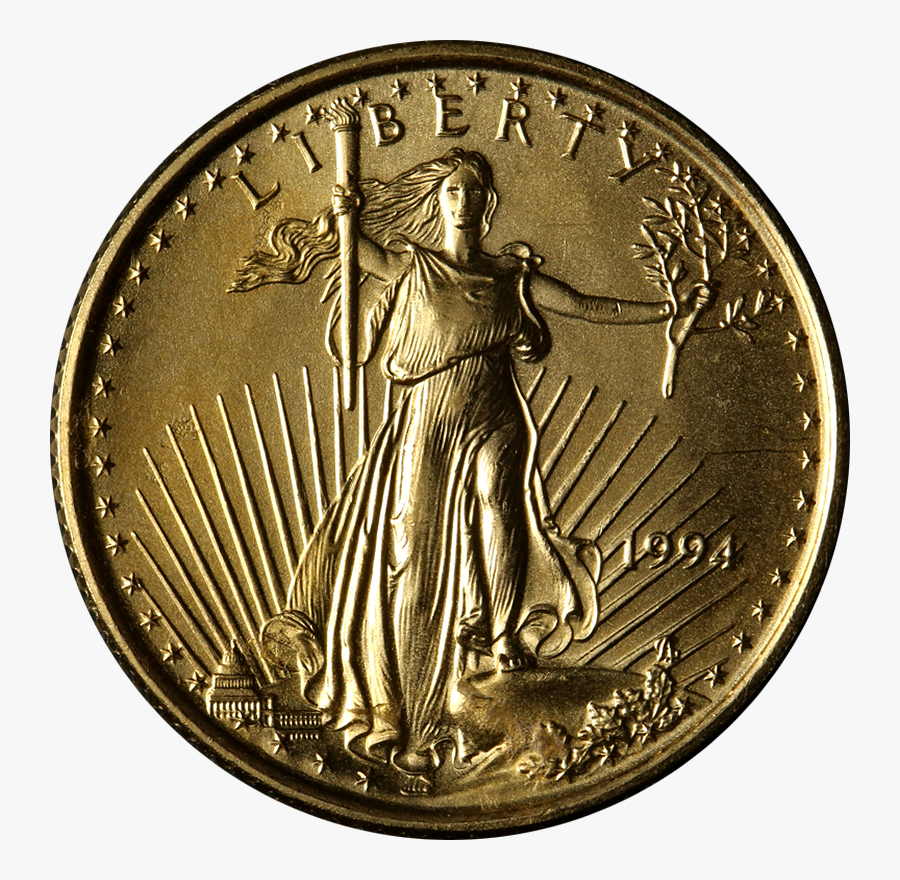 Transparent American Eagle Png - Coin, Transparent Clipart