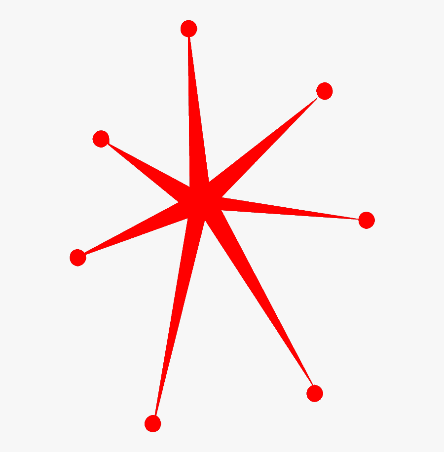 Free Download Retro Starburst Clipart Starburst Clip - Clipart Mid Century Modern Starburst, Transparent Clipart