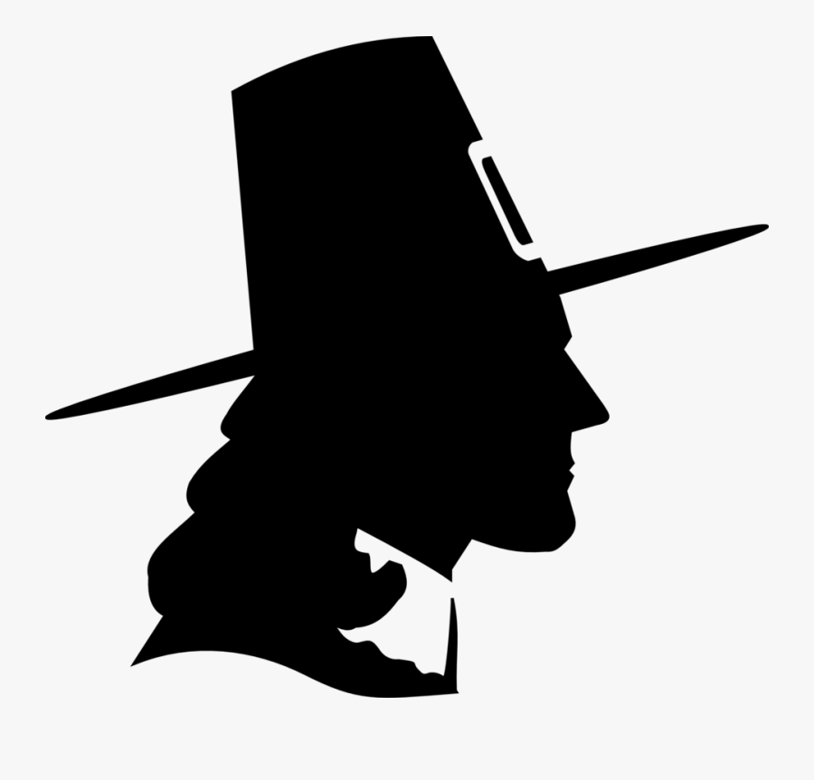 Pilgrim - Pilgrim Silhouette, Transparent Clipart