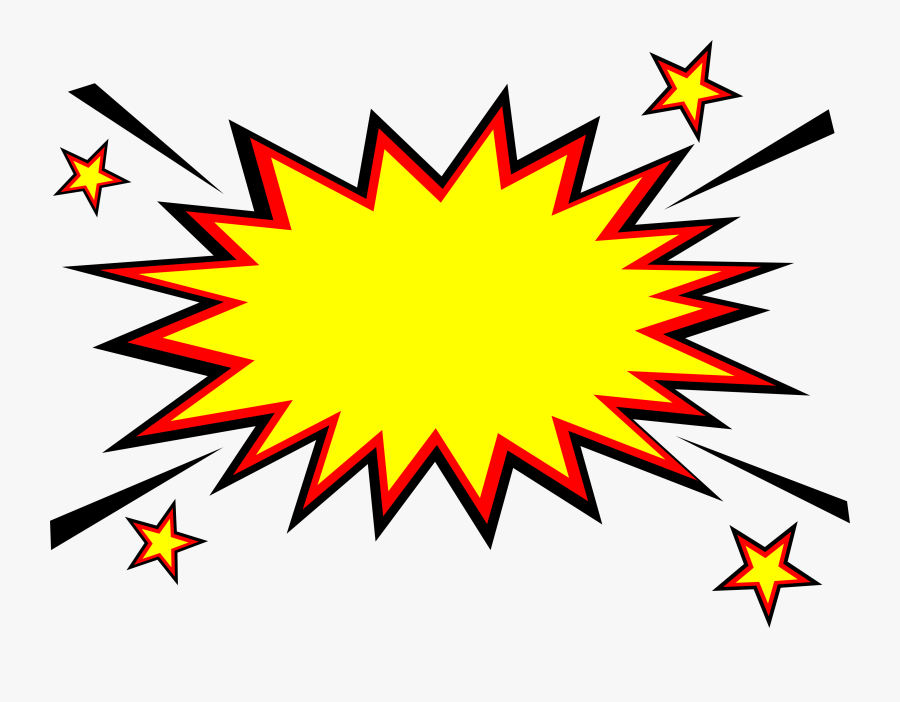 Clip Art Clipart For Free - Comic Book Explosion Transparent , Free ...