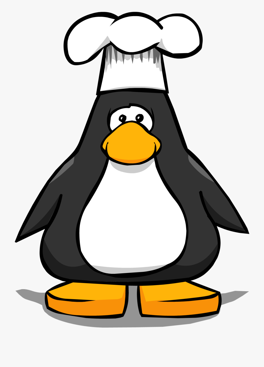 Chef Club Penguin Wiki - Penguin With Santa Hat, Transparent Clipart
